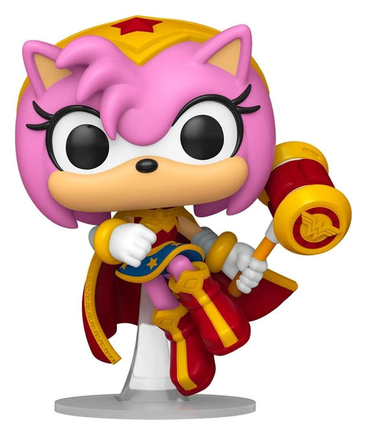 DC x Sonic the Hedgehog POP! Heroes Vinyl Figure Amy as Wonder Woman 9 cm P071120