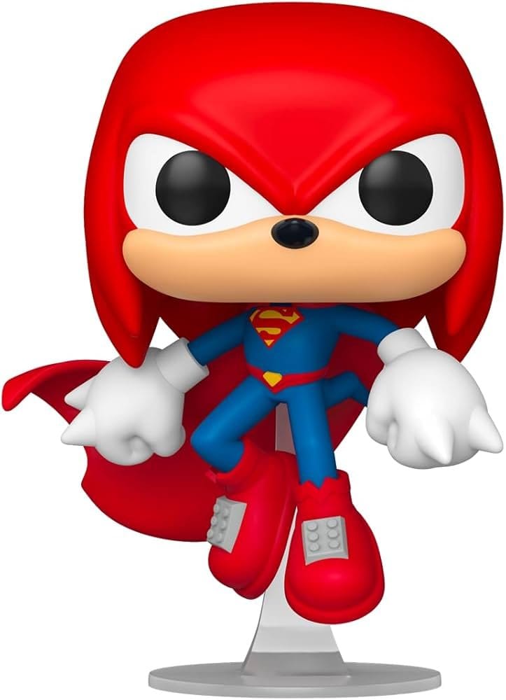 DC x Sonic the Hedgehog POP! Heroes Vinyl Figure Knuckles as Superman 9 cm P071121