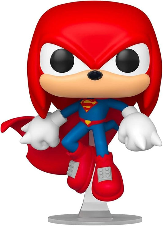 DC x Sonic the Hedgehog POP! Heroes Vinyl Figure Knuckles as Superman 9 cm P071121