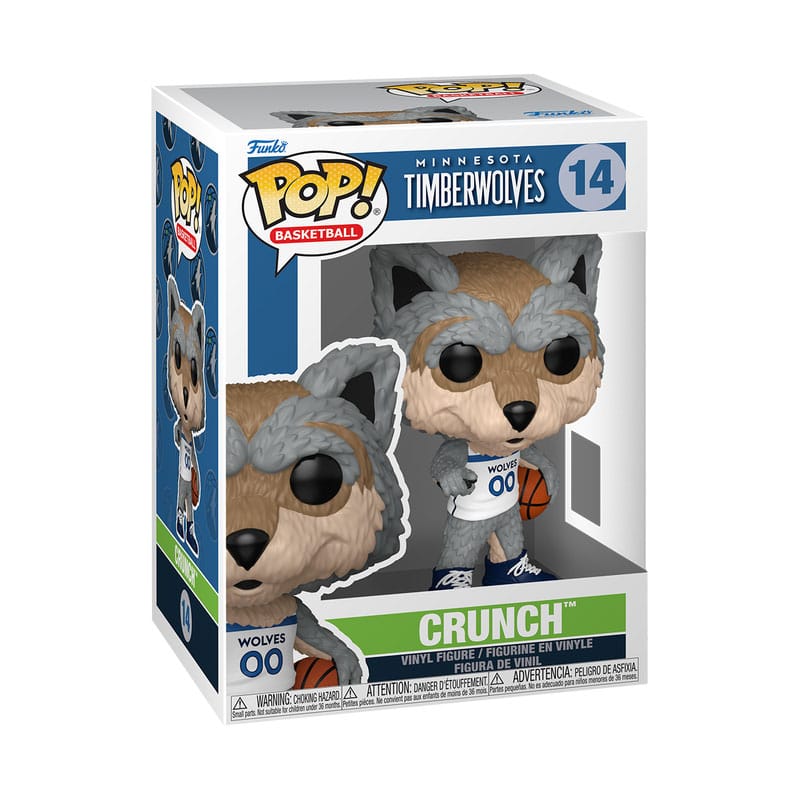 NBA Legends POP! Sports Vinyl Figure Mascots Wolves- Crunch The Wolf 9 cm P065686