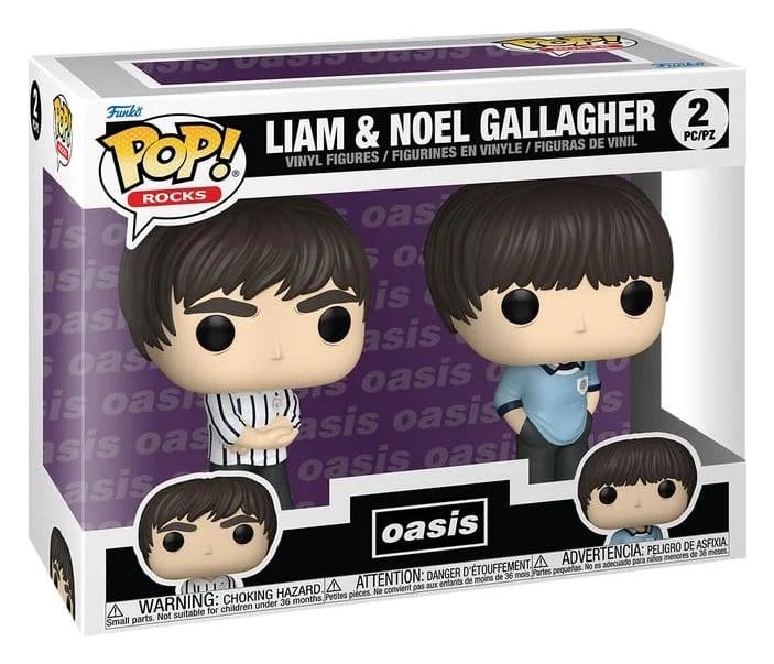 Oasis POP! Vinyl Figures 2-Pack Liam & Noel Gallagher 9 cm P071256
