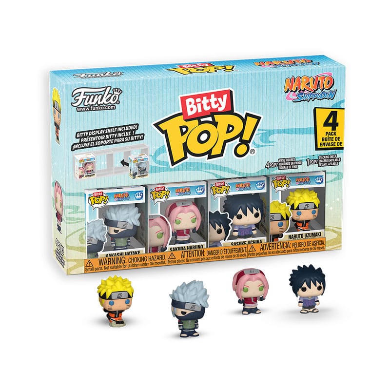 Naruto Shippuden Bitty POP! Vinyl Figure 4-Pack Team 7 w/CH 2,5 cm P067797