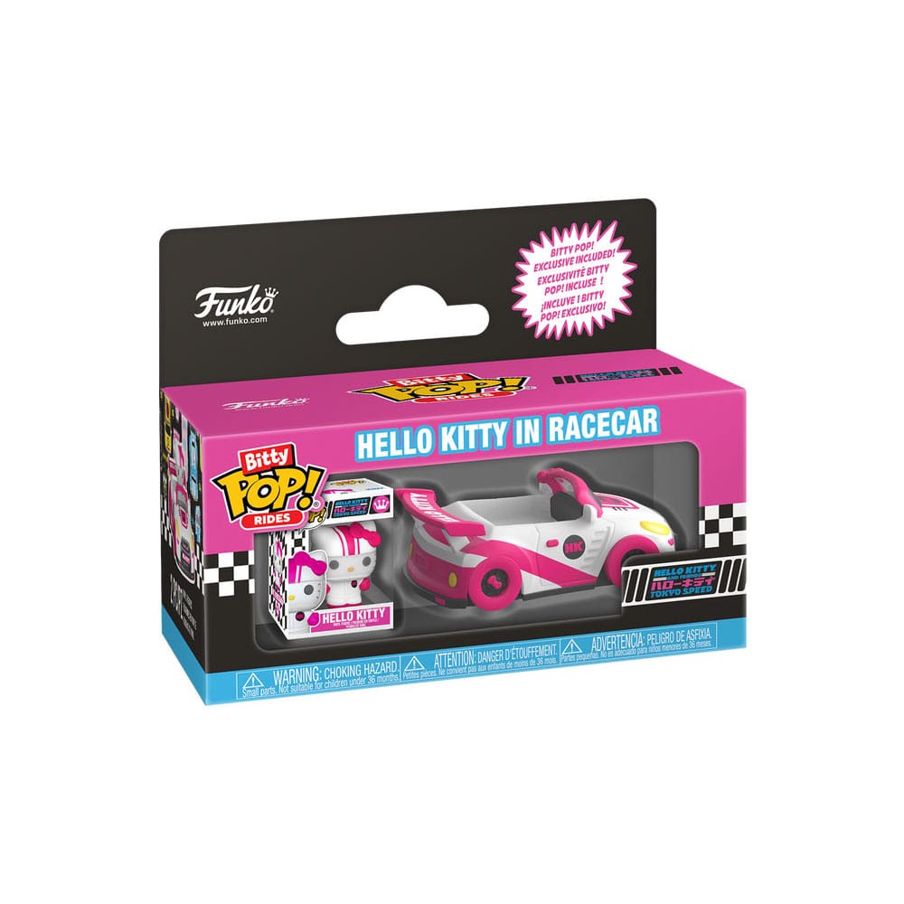 Sanrio Bitty POP! Ride Vinyl Figure Racecar w/HK 2,5 cm P067800