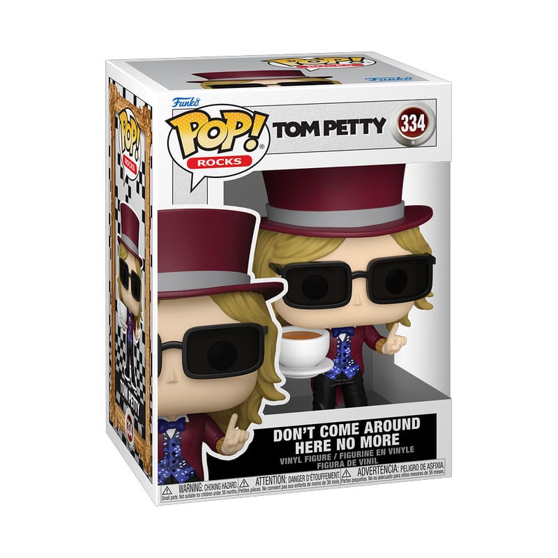Tom Petty POP! Rocks Vinyl Figure Don't Come Around Here No More 9 cm P066006