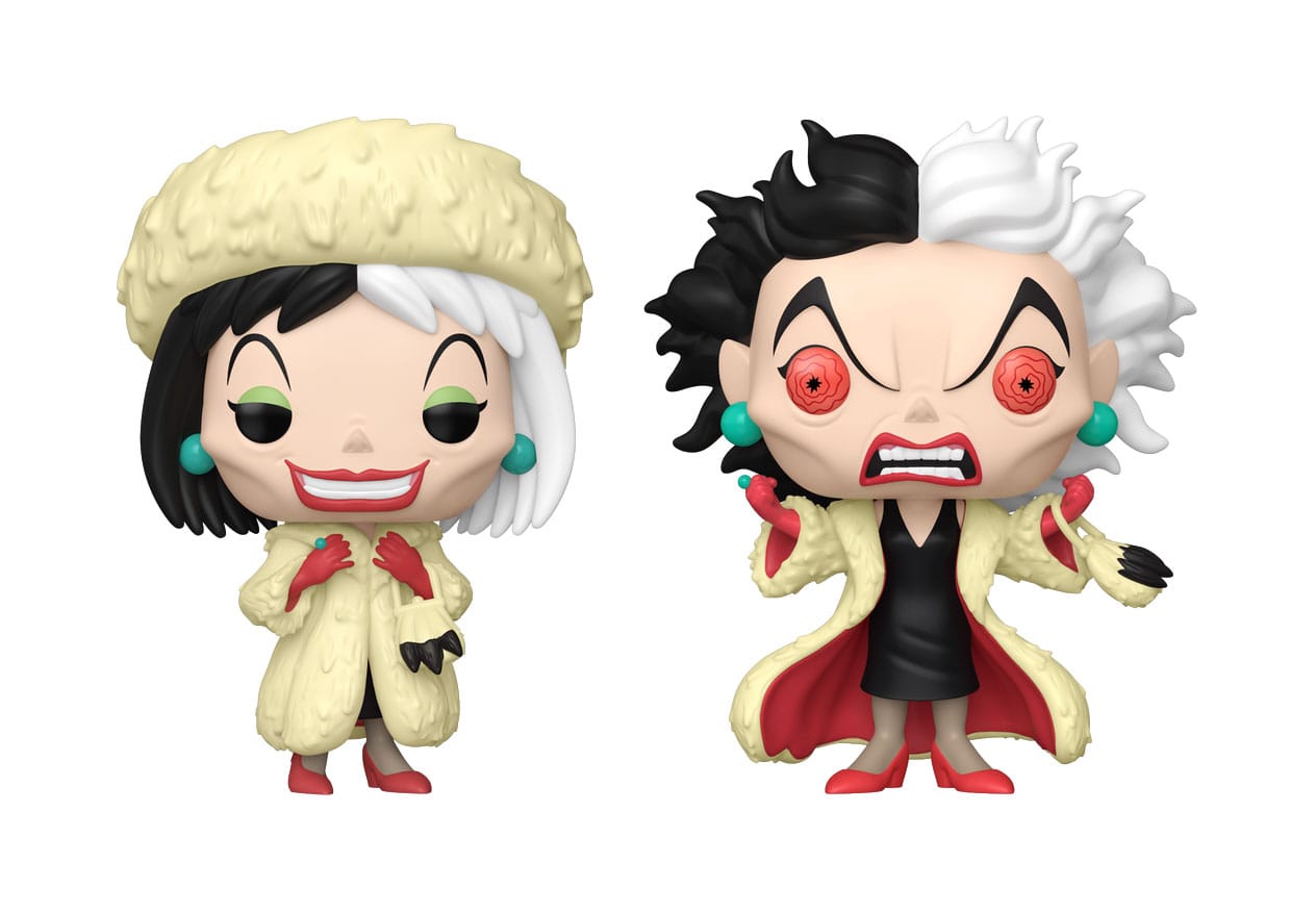 One Hundred and One Dalmatians POP! Vinyl Figures Cruella De Vil with Chase 9 cm Assortment (6) P066008