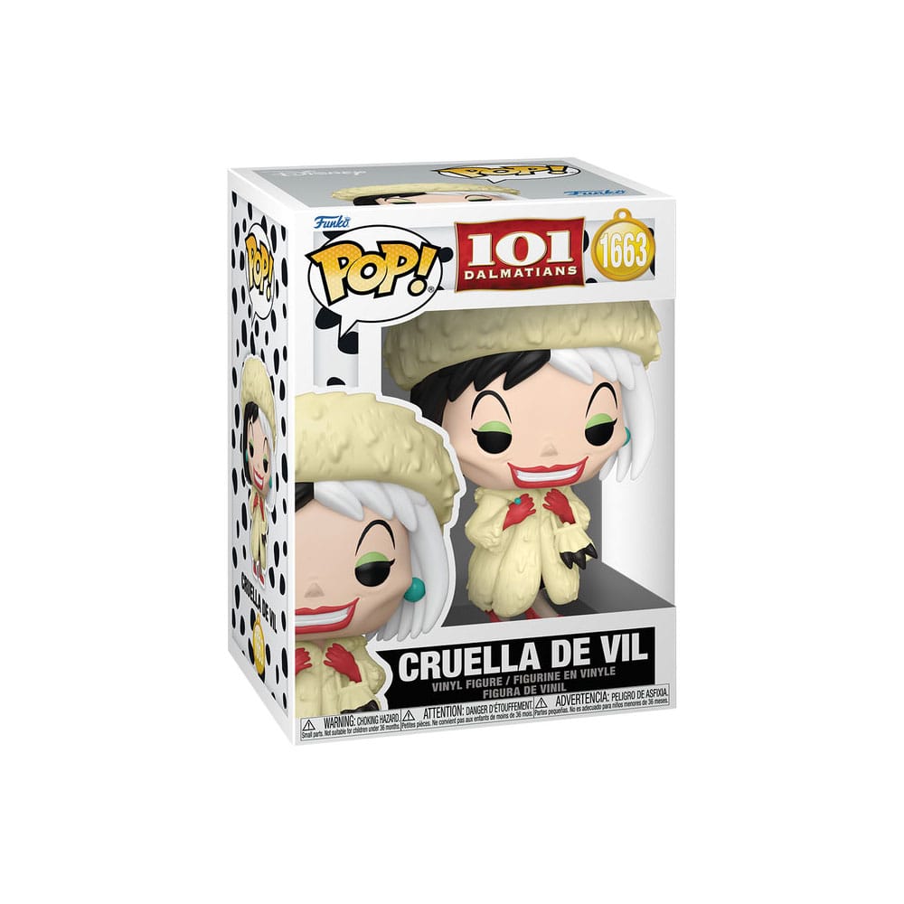 One Hundred and One Dalmatians POP! Vinyl Figures Cruella De Vil with Chase 9 cm Assortment (6) P066008