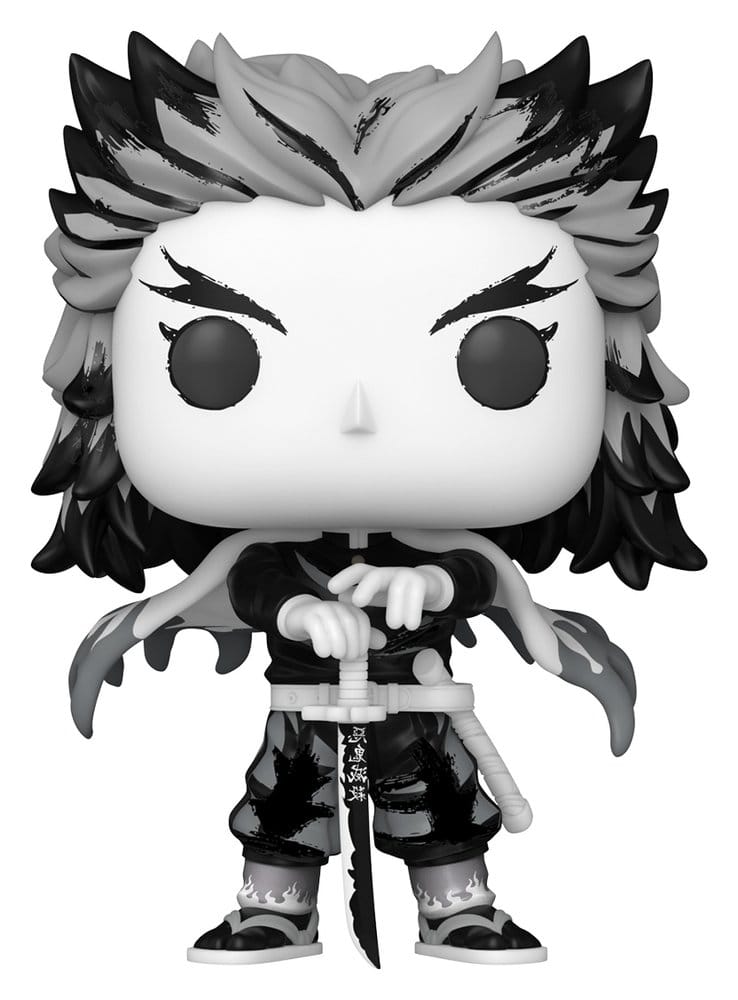 Demon Slayer: Kimetsu no Yaiba POP! Animation Vinyl Figures Rengoku(Sumi-Ink) 9 cm P069891