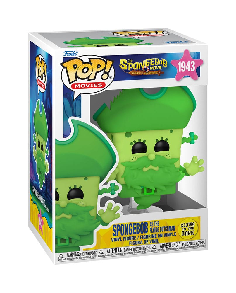 SpongeBob SquarePants POP! Vinyl Figure SpongeBob as the Flying Dutchman (Glow) 9 cm P065339