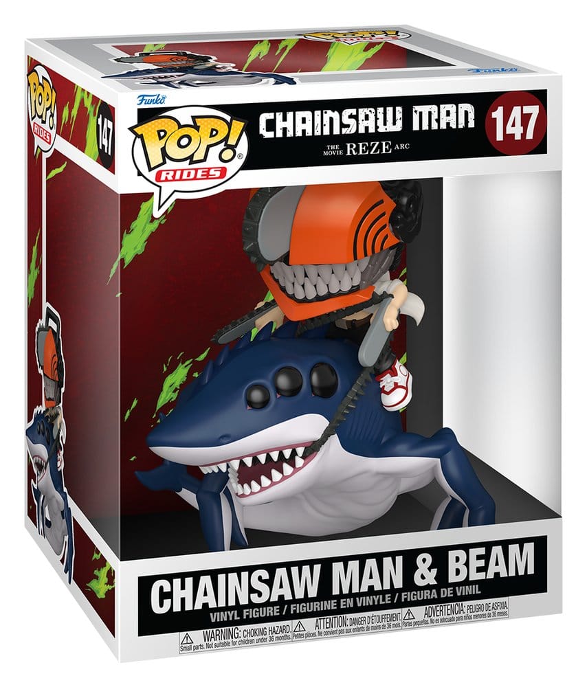 Chainsaw Man POP! Rides Deluxe Vinyl Figure CSM & Beam 15 cm P072111