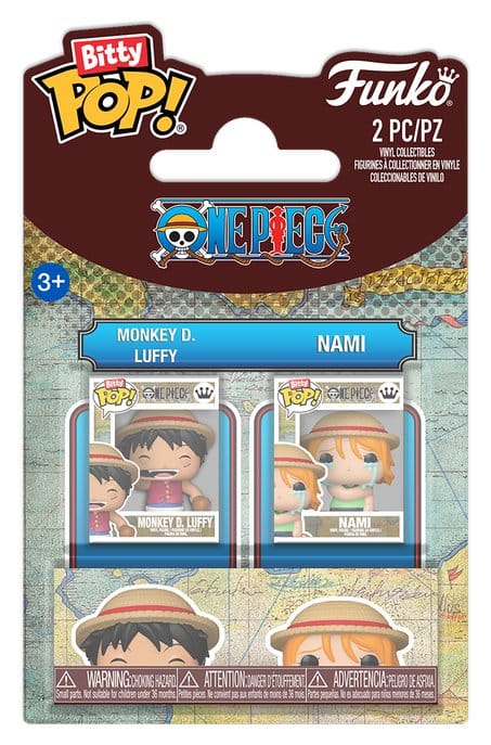 One Piece Bitty POP! Vinyl Figures 2-Pack Monkey D. Luffy & Nami 2 cm P075960