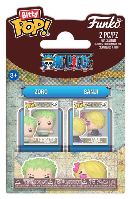 One Piece Bitty POP! Vinyl Figures 2-Pack Zoro & Sanji 2 cm P075961