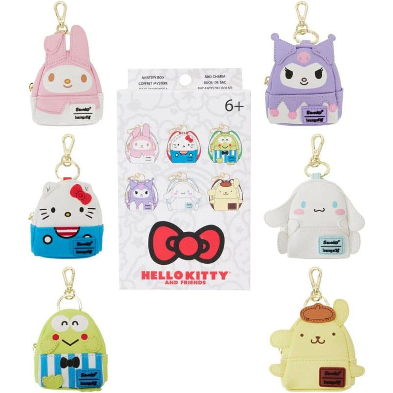 Hello Kitty by Loungefly Keychains Mini Backpack Clasic Blind Box Assortment (15) P066718