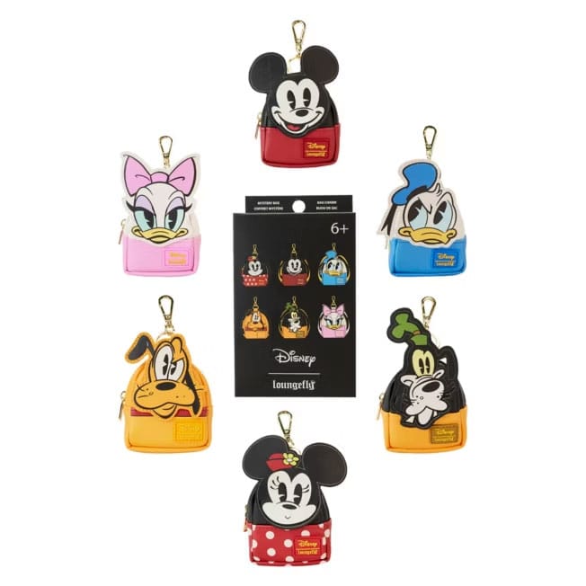 Mickey and friends by Loungefly Keychains Mini Backpack Blind Box Assortment (15) P066719