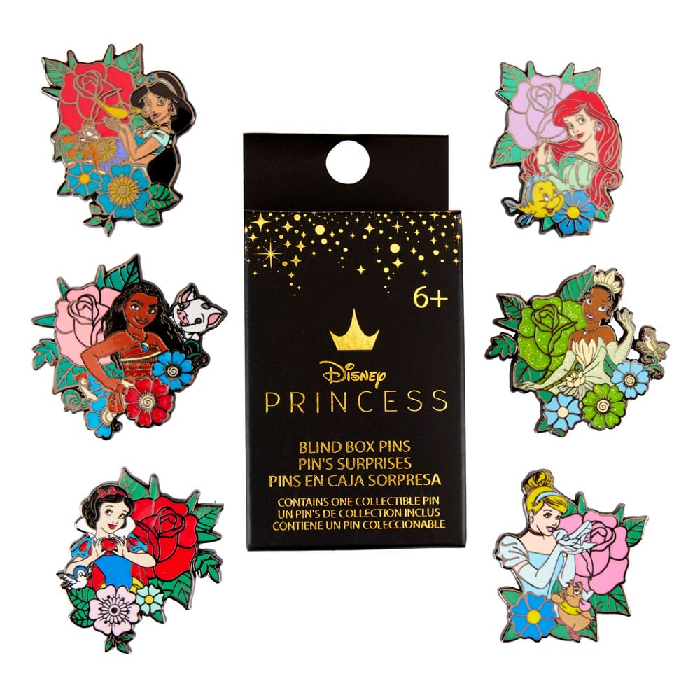 Disney Loungefly POP! Enamel Pins Princess Tattoo 3 cm Assortment (12) P069289
