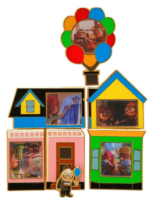 Disney Pixar by Loungefly Enamel Pins Blind Box UP Lenticular Puzzle Display (18) P071203