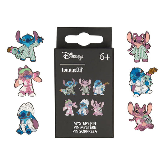 Disney by Loungefly Enamel Pins Blind Box Stitch and Angel Display (12) P040209