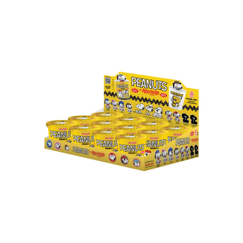Peanuts Rokimoto Cup of Fun Blind Box Figures 10 cm Series 2 Display (12) P069728
