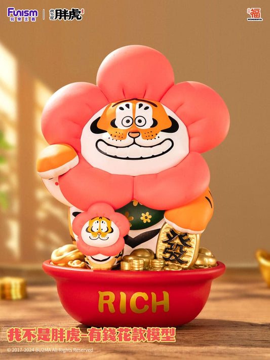 I Am Not Fat Tiger Statue 1/7 Alexander the Tiger Rich Flower 20 cm P040358
