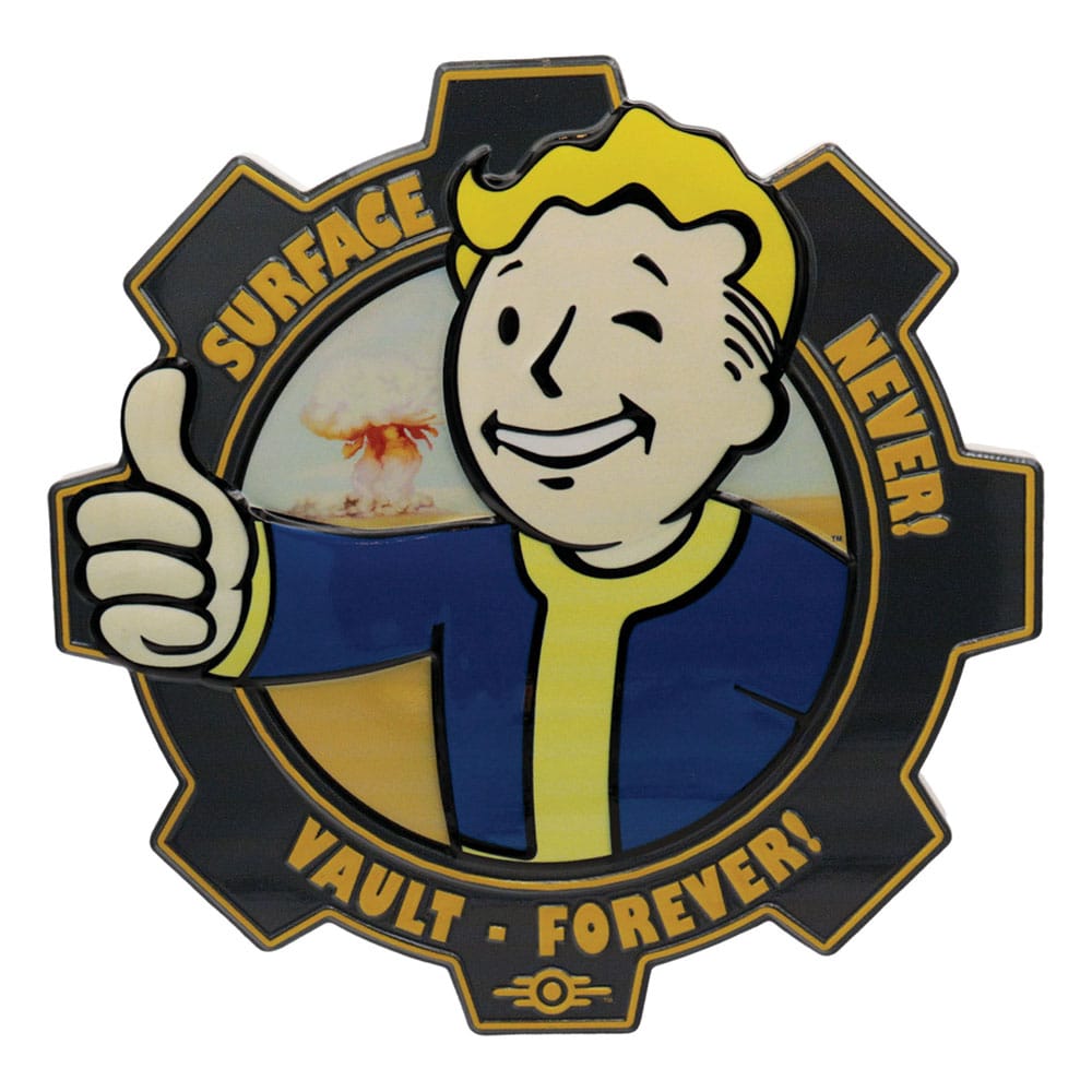 Fallout Resin Plaque Vault Boy P066820