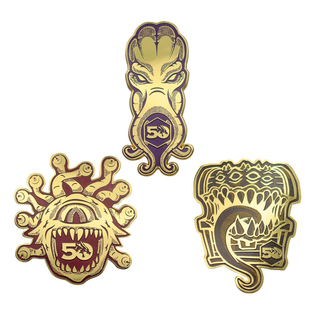 Dungeons & Dragons Pin Badge Set 50th Anniversary P040466