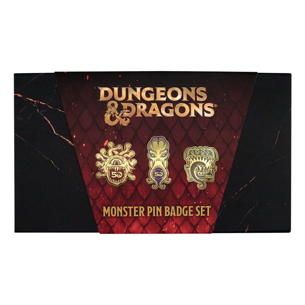 Dungeons & Dragons Pin Badge Set 50th Anniversary P040466