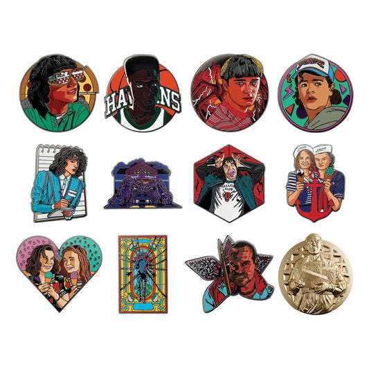 Stranger Things World Pin Badge Display Mystery Pin Badge (12) P040580