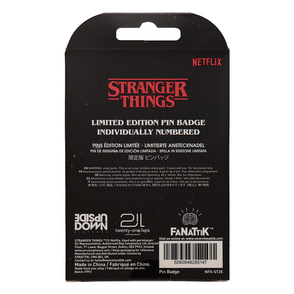 Stranger Things Pin Badge Hellfire Lives Limited Edition P066829