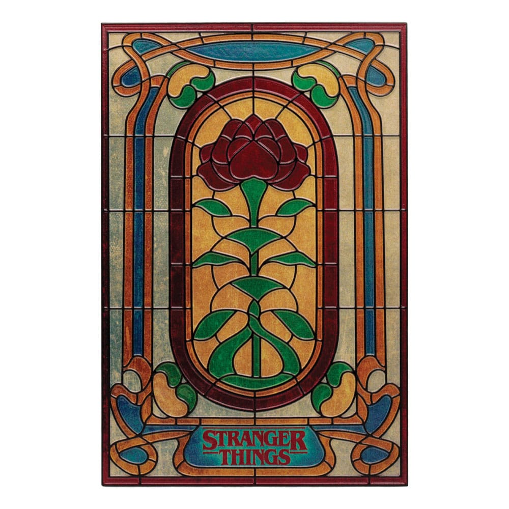 Stranger Things Resin Plaque Creel House Stained Glass Window P066833