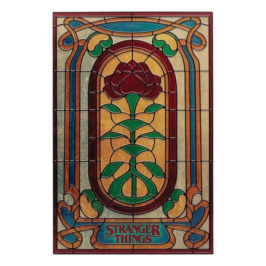 Stranger Things Resin Plaque Creel House Stained Glass Window P066833
