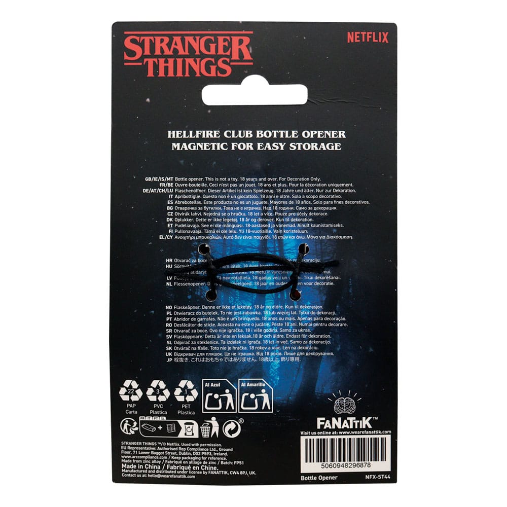 Stranger Things Bottle Opener Hellfire Club P066835