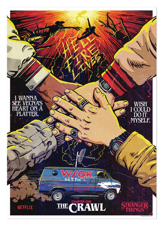 'Stranger Things 5 Art Print The Crawl Limited Edition 42 x 30 cm P074271