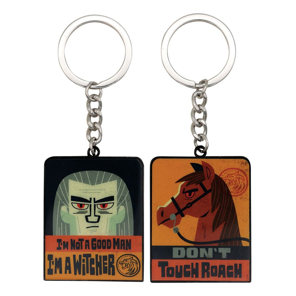 The Witcher Keychain Witcher & Roach Limited Edition P040583