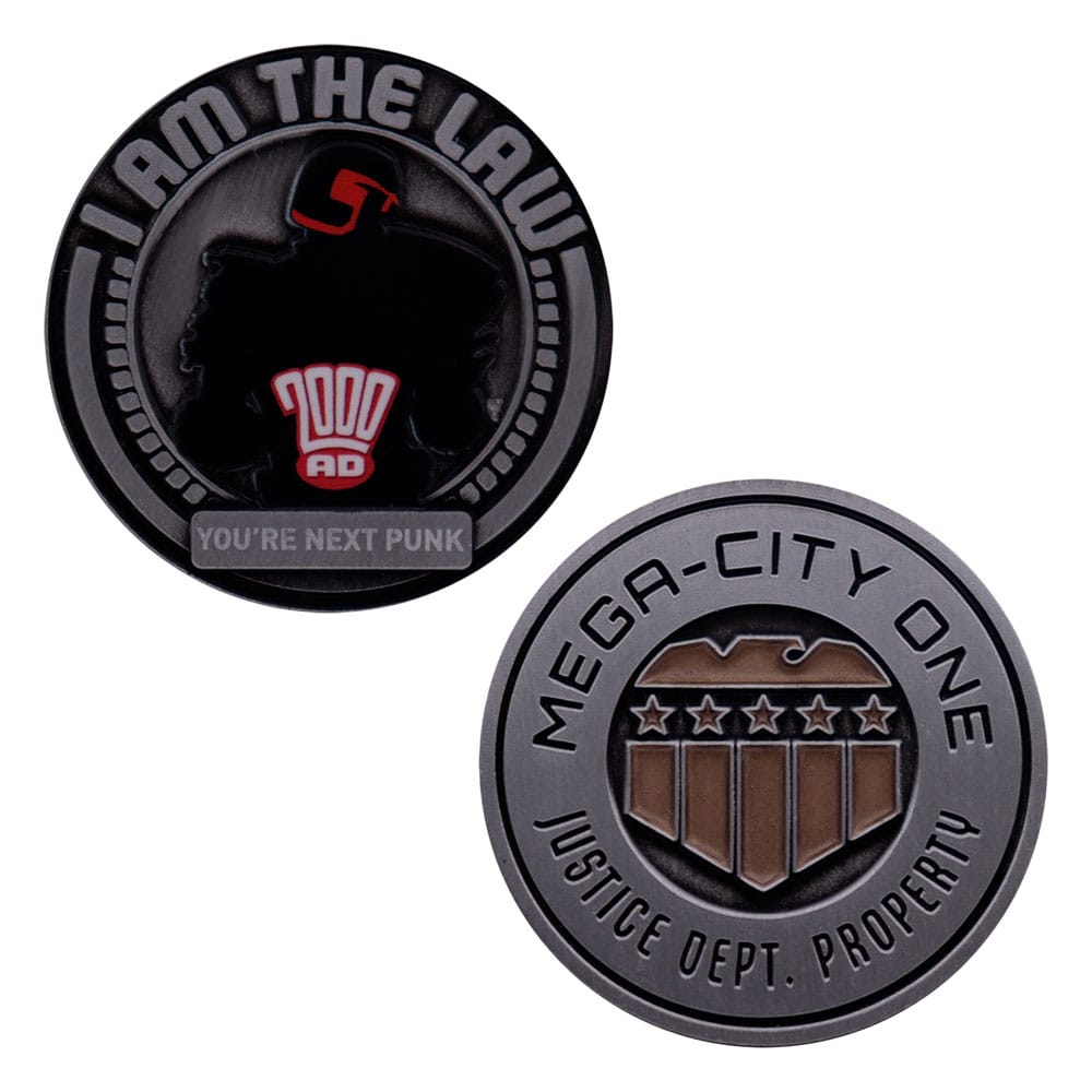 2000 AD Collectable Coin Judge Dredd Mega-City One Limited Edition P040590