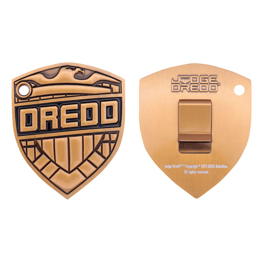 2000 AD Replica Judge Dredd Badge Limited Edition P040594