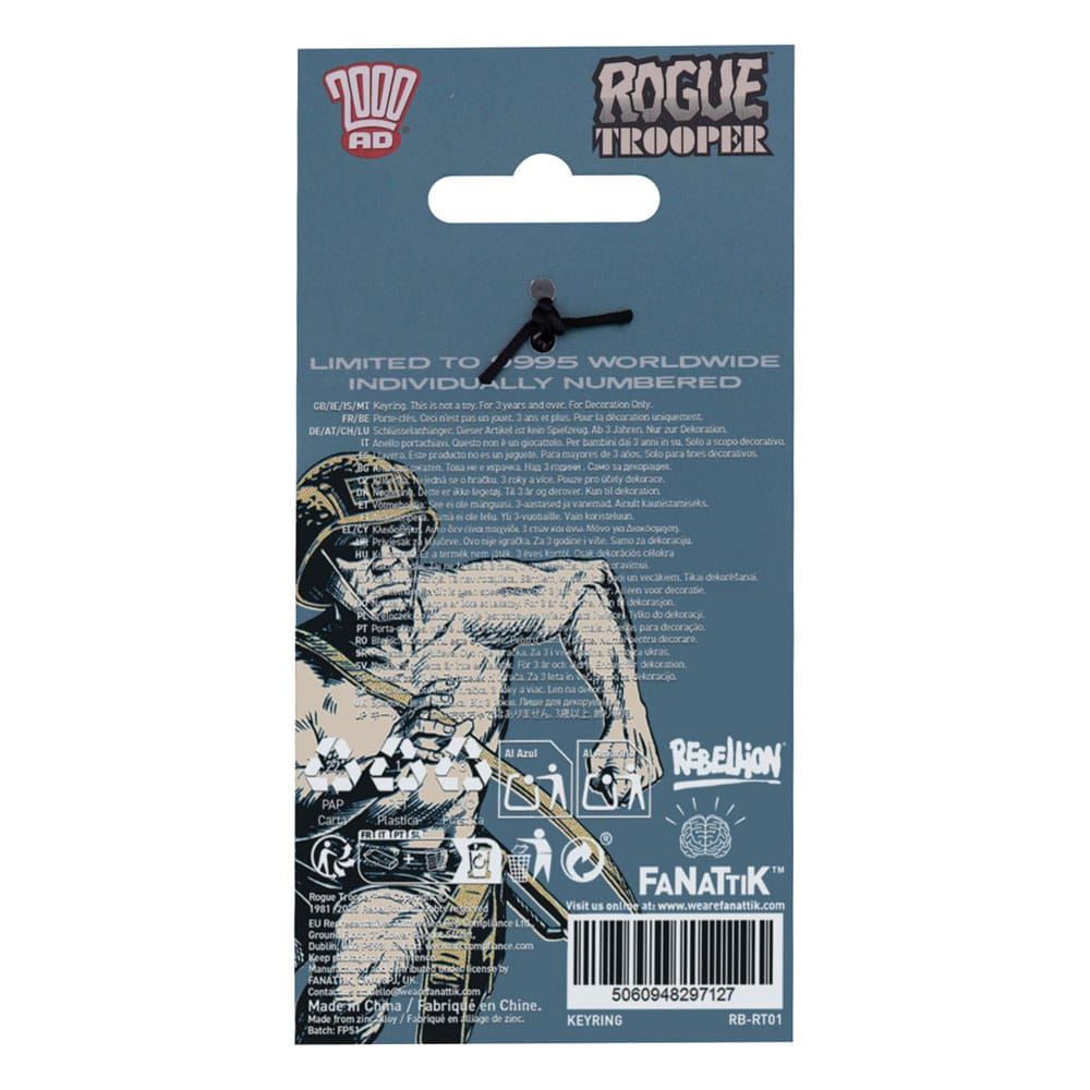 2000 AD Keychain Rogue Trooper Limited Edition P040595