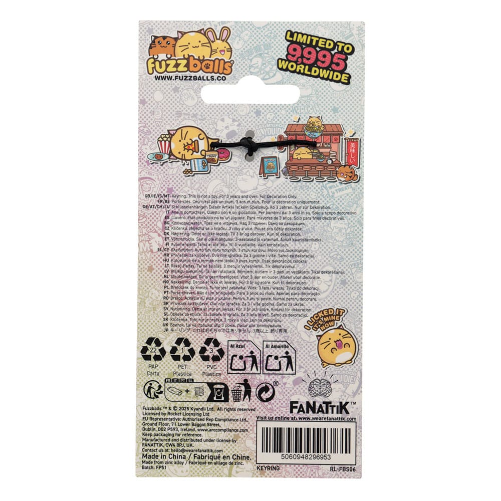 Fuzzballs Keychain Whisky Noodles Limited Edition P040603