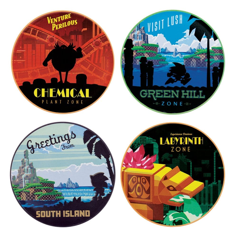 Sonic - The Hedgehog Coaster 4-Pack P072601