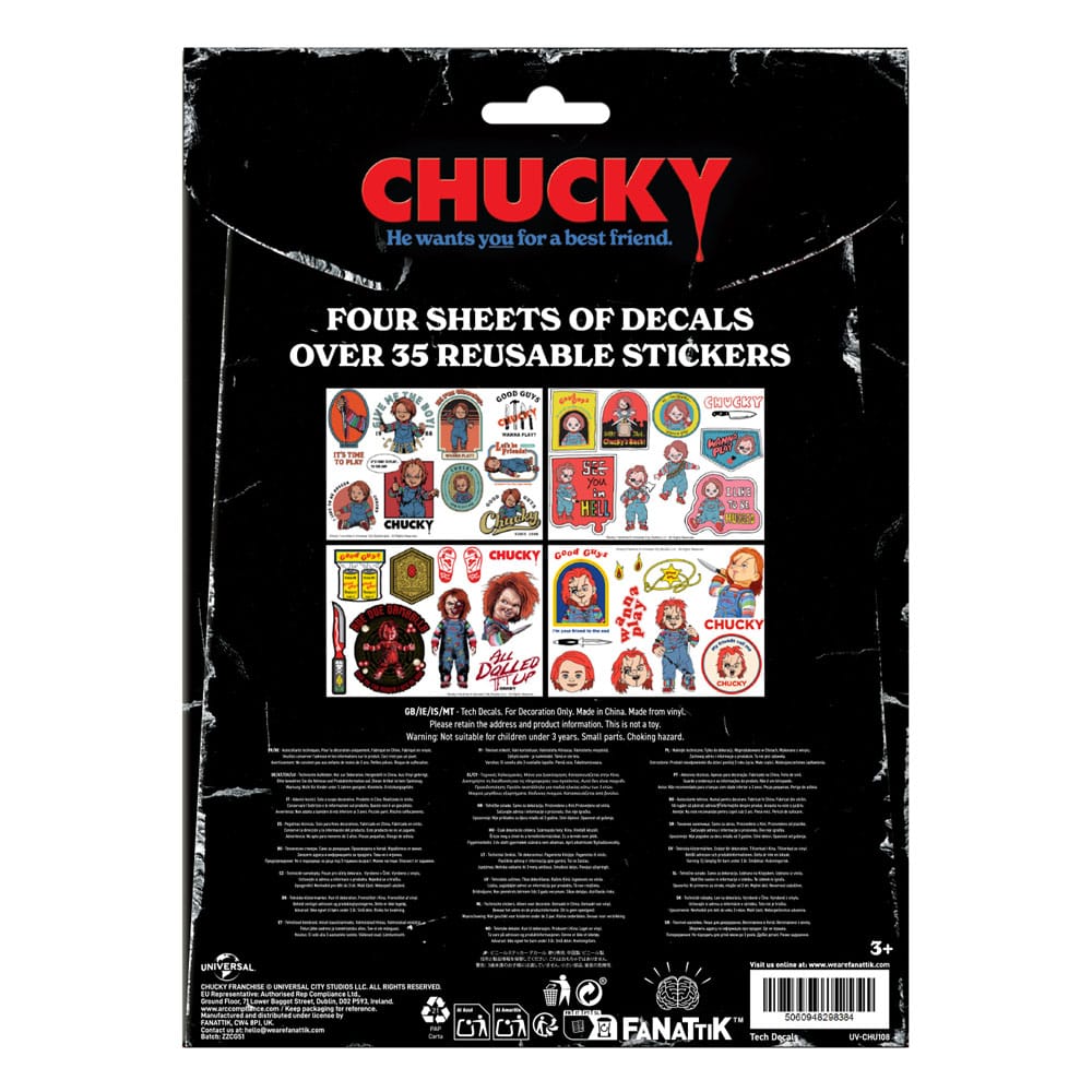 Chucky Tech Sticker Pack P066837