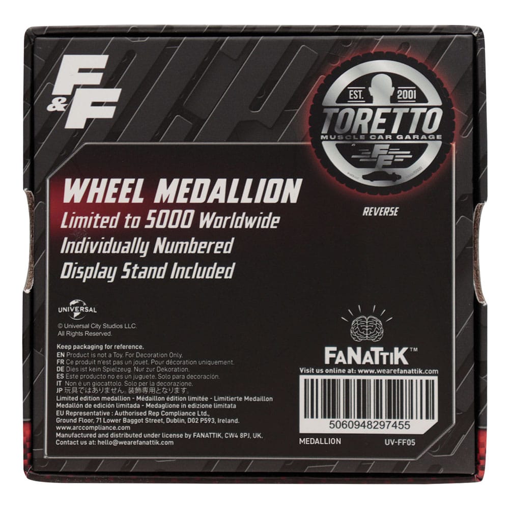 Fast & Furious Medallion Born for Speed P040659
