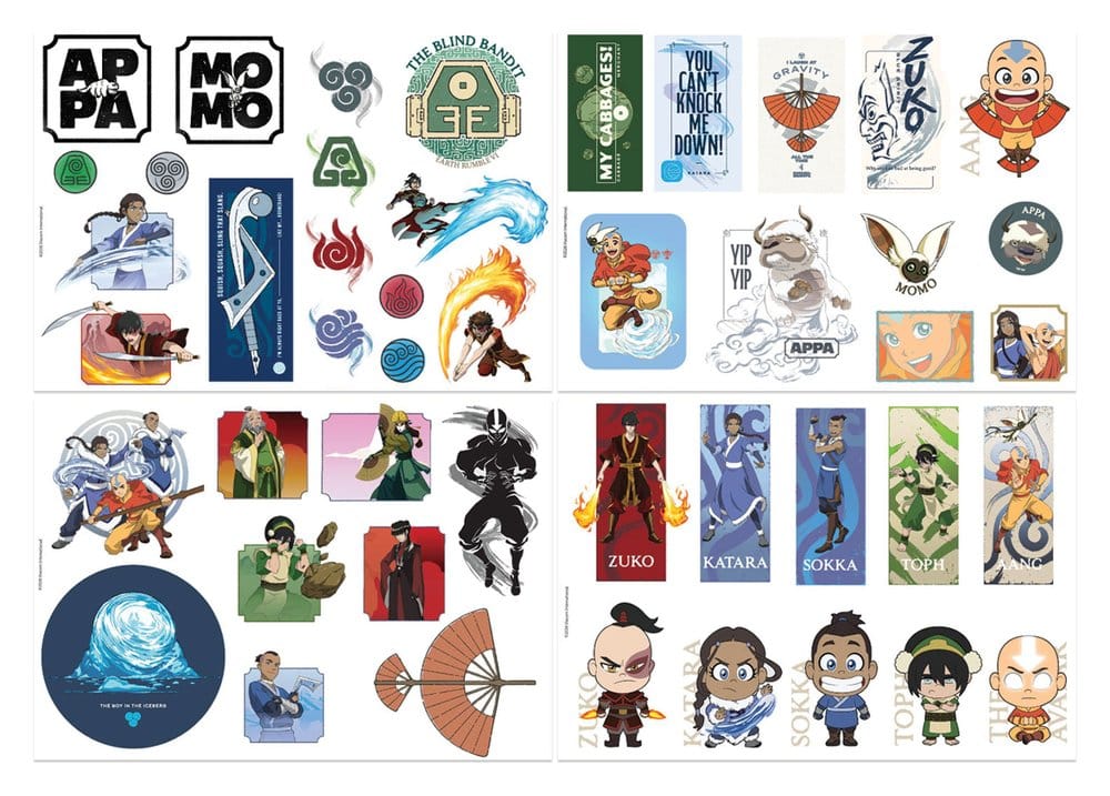 Avatar: The Last Airbender Tech Sticker Pack P074274