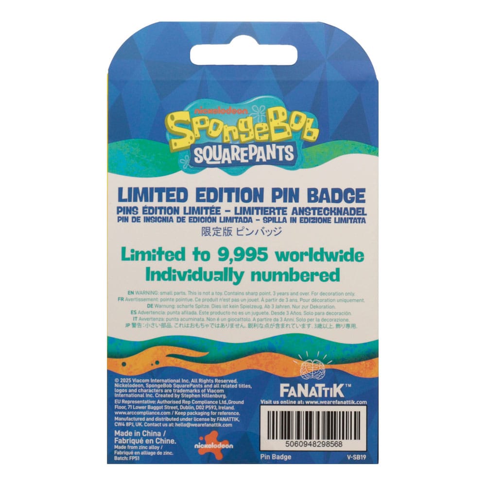 Spongebob Squarepants Pin Badge Rainbow Limited Edition P066839