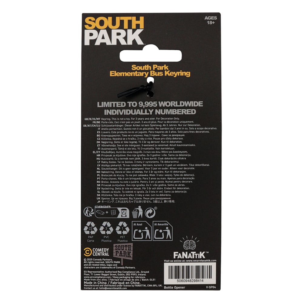 South Park Keychain School Bus Limited Edition P066842