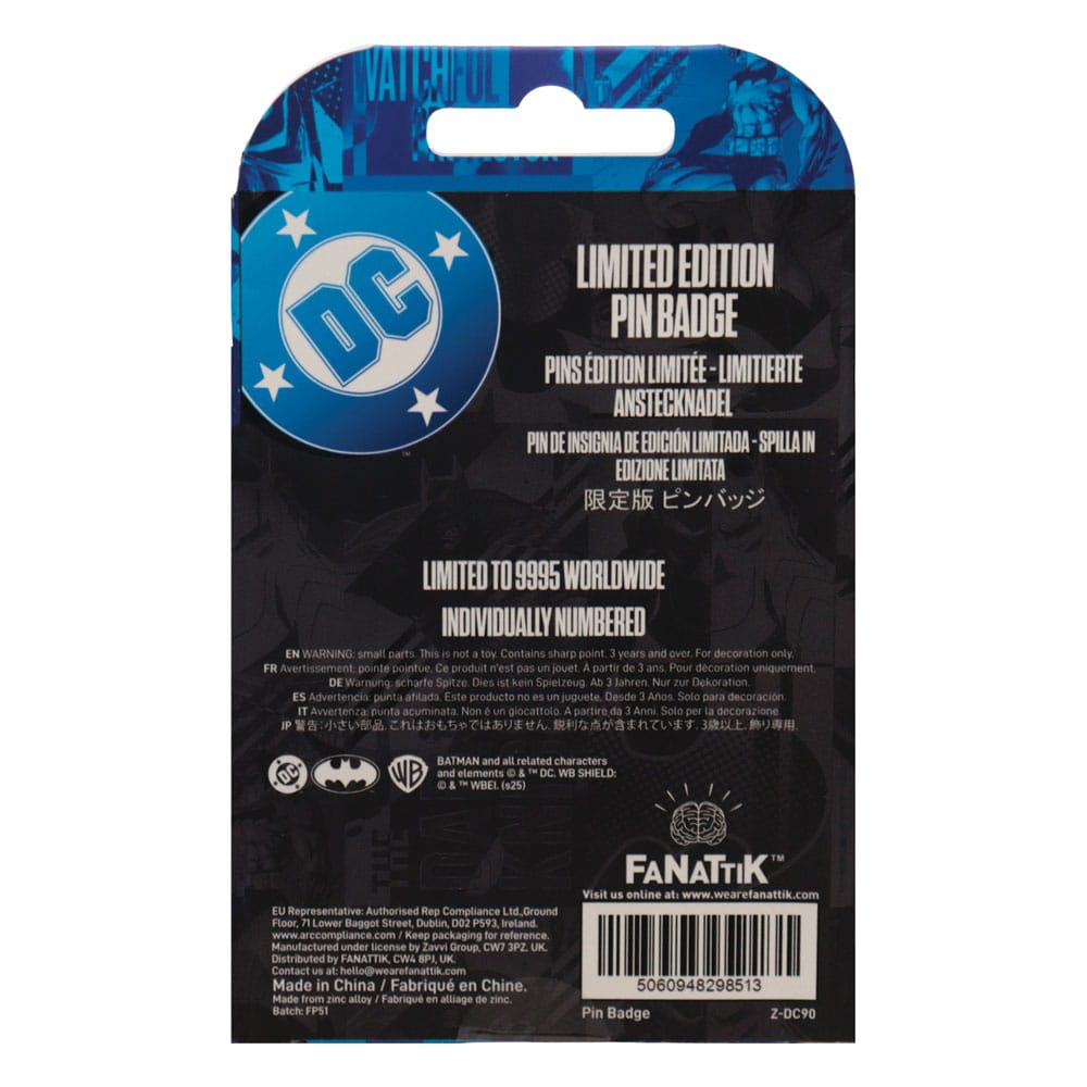 DC Comics Pin Badge Batman Gotham City Guardian Limited Edition P066845