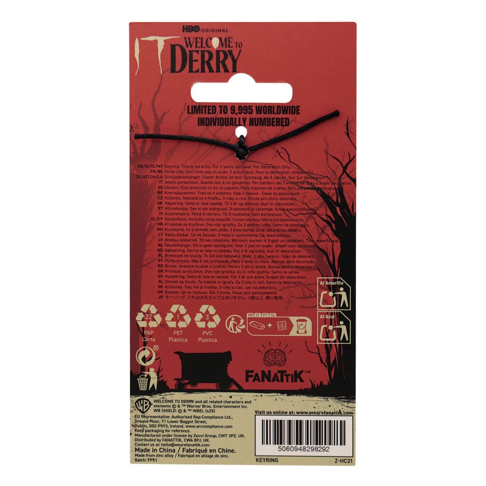 It Keychain Welcome to Derry The Losers Limited Edition P066848