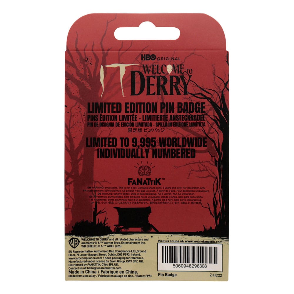 It Pin Badge IT: Welcome to Derry DAFB Limited Edition P066849