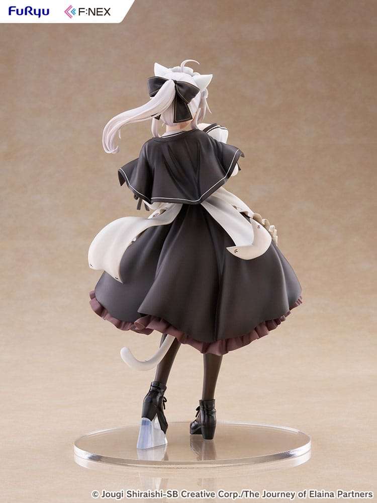 Wandering Witch: The Journey of Elaina F:NEX PVC Statue 1/7 Elaina Maid costume with cat ears Ver. 24 cm P068705
