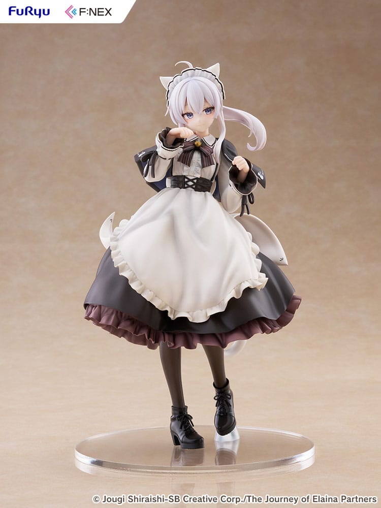 Wandering Witch: The Journey of Elaina F:NEX PVC Statue 1/7 Elaina Maid costume with cat ears Ver. 24 cm P068705