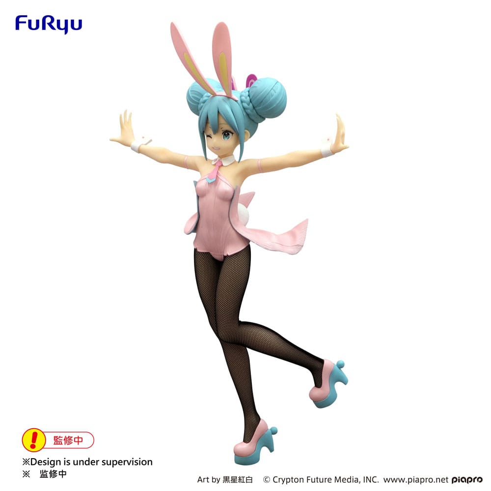 Hatsune Miku BiCute Bunnies PVC Statue Wink Pearl Pink Color Ver. 30 cm P068474