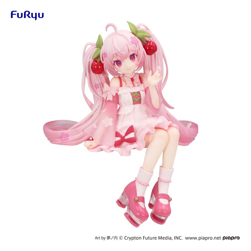 Hatsune Miku Noodle Stopper PVC Statue Sakura Miku 2025 14 cm P041048