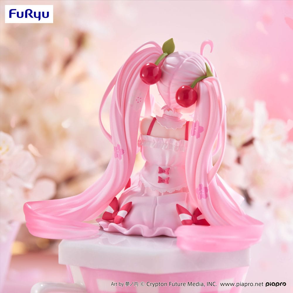 Hatsune Miku Noodle Stopper PVC Statue Sakura Miku 2025 14 cm P041048